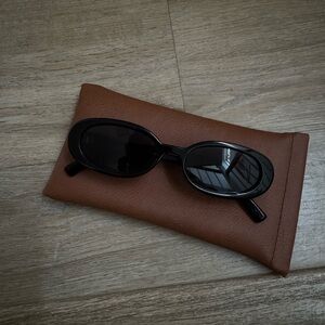 Le Specs OUTTA love black sunglasses